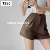 ราคา 1286# Fashion from korea กางเกงขาสั้น(เอวสูง) สุดปัง เนื้อผ้าโพลีเอสเตอร์ผสมเย็บซับในติดกันทั้งตัว เนื้อผ้าดีม้ากกแม่ ต้องมีแล้ว ️ (1732133274981664131)