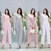 ราคา Fashion In My Life เสื้อผ้าแฟชั่น จั้มสูทไปงาน ชุดไปงานแต่ง มี 4 สี โอรส เทา ชมพู ขาว สินค้าดี (1731763844431971771)