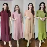 ราคา Maxidress Fashion pleated dress แฟชั่นชุดเดรส maxi b161,48เดรสยาวทรงหางปลา เดรสใส่ออกงาน ชุดเดรสมุสลิม ชุดเดรสยาวมาก เดรสยาวFreesize Fashion สาวอวบแฟชั่นสาวอวบ code-b16148 (1731118205447997842)