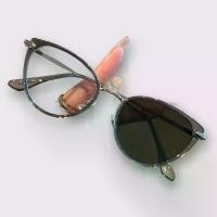 ราคา แว่นตา Progressive, มัลติโฟกัส, เปลี่ยนสีอัตโนมัติ, เหมาะสำหรับทำงานและอ่าน ชา Chrome Heart square fashion glasses แว่นสายตาสั้น กรองแสงสีฟ้า ทรงกรอบเหลี่ยมนักบิน ผู้หญิง (1731843931698988913)