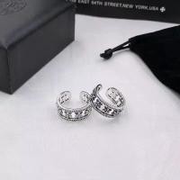 ราคา Sterling Silver 925 Chrome Hearts Rings Croxin Korean Style Fashion Cross Army Flower Valentine's d (1731781142245115243)