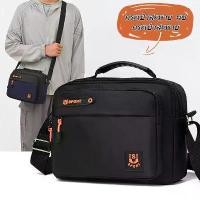 ราคา 【COD】 กระเป๋าสะพายพาดลำตัวแฟชั่น ย้อนยุคความจุสูงกระเป๋าสะพายไหล่และกระเป๋าทรงแมสเซนเจอร์Fashionกระเป๋าสะพาย ผช กระเป๋าสะพาย (1731974786908194600)