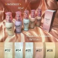 ราคา Maycheer Dream On Foundation Slim Cover รองพื้น เมย์เชียร์ สูตรใหม่ บางเบา และปกปิดได้ดี คุมมัน พร้อมกันแดด 22 เท่า แปรง ปัด แก้ เกลี่ย รอง พื้น ทารอง (1731680932290332061)