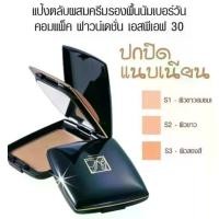 ราคา [Tiktok] Mistine Number 1 pact Foundation SPF30 แป้งพัฟ แป้งตลับ มีสทีน นัมเบอร์วัน มิสทินตลับดำ, Ivory ผลิตใหม่ (1731465062923404371)