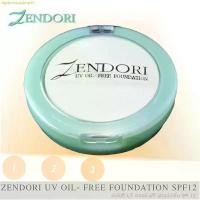 ราคา ส่งเร็วถูกของแท้ Zendori UV Oil-Free Foundation SPF12 ขนาด10g แป้งเซนโดริ ยูวี ออยล์ฟรี แป้งตลับเขียว ผิวหน้า ใบหน้า (1731466324163332593)