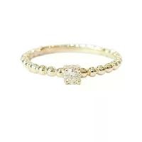 ราคา แหวนเพชรเดี่ยว 0.10 ct | 9K Gold Korean Minimal Style (1731838958218151608)