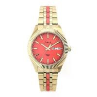 ราคา Timex TW2U82700 Tren Legacy นาฬิกาข้อมือผู้หญิง สายสแตนเลส Gold/Orange หน้าปัด 36 มม. (1730741904734194451)