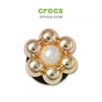 ราคา จัดส่งที่รวดเร็ว CROCS ตัวติดรองเท้า JIBBITZ™ GOLD AND PEARL TINY FLOWER รุ่น10014454 (1731629059259336317)