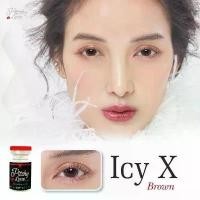 ราคา คอนแทคเลนส์สายตาปกติ Icy-x Brown/Gray (Pitchylens) ขนาดบิ๊กอาย ลายเกล็ดหิมะตาโต (1731148195557968140)