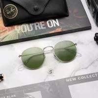 ราคา RayBan Round RB3447 91984E Bottle Green Silver (1730765176493017507)