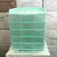 ราคา ฮิตที่สุด ตู้ลิ้นชัก 5 ชั้น พร้อมถาดบน สีเขียวพาสเทล รุ่น A-109-3 Organizer with upper tray two tone color Green Pastel (1731993671361463745)