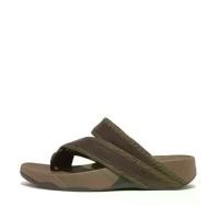 ราคา FITFLOP SLING WEBBING/LEATHER รองเท้าแตะแบบหูหนีบผู้ชาย SLING WEBBING/LEATHER รุ่น HB7-B77 สี GREEN (1730354953699625967)