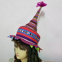 ราคา พร้อมส่ง. หมวกลีซอ หมวกม้ง หมวกชาวเขา งานทำมือของชนเผ่าม้ง ทรงกรวยสูง Hill Tribe Hat Handmade Nice Unique Style, Unisex Hat Multicolor Striped Pattern Fancy (1731835987572720763)