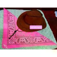 ราคา หมวก Cowboy hat with scarf htc2 PCs full set assorted color available, wholesale to worldwide from Bangkok หมวก (1732124827704263797)
