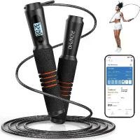 ราคา RENPHO Smart Jump Rope, Fitness Skipping Rope with APP Data Analysis, Workout Ropes Home Gym ยึดรูปแบบเดียวกัน (1732082597245126411)