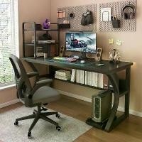 ราคา Computer desk, desktop, home gaming table, desk, bedroom, simple desk, workbench, desk, student study desk, office desk (1731470650001492937)