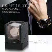 ราคา Eco Home [1+0]watch box กล่องเก็บนาฬิกา S สำหรับนาฬิกาข้อมือผู้ชาย DUST-Proof นาฬิกากลไกกล่องไขลานหนังมอเตอร์ (Black) (1729599548454832420)