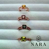 ราคา (Nara Jewelry) Ring 20 แหวนพลอย พลอย ฟรีไซน์ (แหวนพลอยแท้ เงินแท้ มีใบรับประกัน) (1731374860878318137)