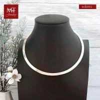 ราคา ส่วนลดจํากัดเวลา MT สร้อยคอโช๊คเกอร์ เงินแท้ โช๊คเกอร์แบบแข็ง กว้าง 6 มม. ยาว 18 นิ้ว Choker (sck061) MT Jewelry (1732096649216755300)