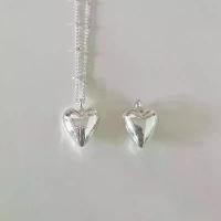 ราคา ￼Winterwinter Jewelry Silver925 : เครื่องประดับเงินแท้ เงินแท้925 สร้อยคอ จี้หัวใจ เปลี่ยนสร้อยได้ (1730479885789071869)