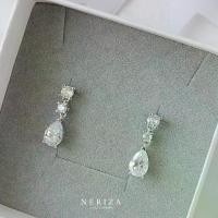 ราคา Neriza Jewelry/ ต่างหูระย้าหยดน้ำเพชรสังเคราะห์ เกรดพรีเมี่ยม ประกายเทียบเท่าเพชแท้ จัดส่งฟรี NE106 (1730007369614527408)