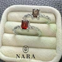 ราคา (Nara Jewelry) Ring 39 แหวนพลอย โกเมน , สโมคกี้ควอตซ์ (แหวนพลอยแท้ เงินแท้ มีใบรับประกัน) (1731400817790388793)