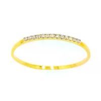 ราคา Discount Happy Jewelry แหวนเพชรของแท้ แหวนแถว ทองแท้ 9k 37.5% SI321 (1732338122890578425)