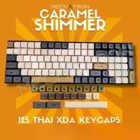 ราคา [Tiktok] [Thai Keycaps] Caramel Shimmer XDA Thai Keycap Set ปุ่มคีย์บอร์ด ภาษาไทย PBT Dye-subbed 125 คีย์แคป Mechanical Keyboard (1732087504609183386)