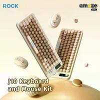 ราคา [Rock] ชุดคีย์บอร์ดและเมาส์ไร้สาย โดราเอมอน Doraemon Keyboard and Mouse Kit (Beige) | ลิขสิทธิ์แท้ พร้อมส่ง (1731672329813001231)