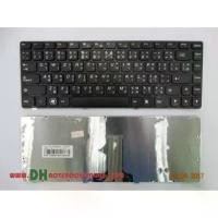 ราคา ของแท้ 100% แป้นพิมพ์ คีย์บอร์ดโน๊ตบุ๊ค Lenovo G470 Laptop Keyboard สีดำ (ภาษาไทย-อังกฤษ) (1731915145142175354)