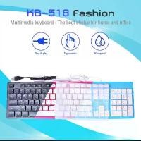 ราคา ส่งเร็ว OKER Keyboard KB-518 Pink คีย์บอร์ดพร้อมซิลิโคนกันฝุ่น คีย์บอร์ดสีชมพู USB ปุ่มกดเงียบสนิท #DM 518 (1731930412143249131)