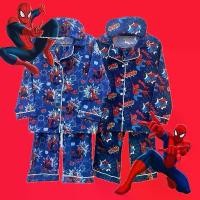 ราคา ชุดนอนเด็ก SPIDER MAN 3-6 ขวบ 7-12 ขวบ ชุดนอนเด็กไหมเกาหลีลายการ์ตูนแถมมฟรีผ้าปิดตา @KIDS SIZE -Helenpajamas (1731486433648477620)