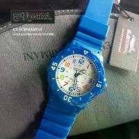 ราคา 【จัดส่งจากประเทศไทย】 US submarine kids watch TP-2108L Adult Small wrist watch men and women waterproof dial 30 m multi-color black/white/pink (1732190116351084271)