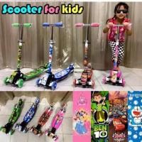 ราคา Scooter For Kids สกู๊ตเตอร์ขาไถ3ล้อ ลายน่ารัก พั (1731839260011760081)