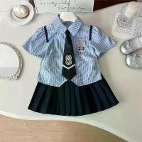 ราคา PANG KIDS ชุดเซตลูกสาว มีเนคไทด์ สวยทั้ง 2 สี 0641 (1731697692284192060)