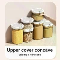 ราคา Plastic Canisters - UV-Resistant Kitchen Storage Jars With Free Scraper Spoon For Milk Powder & Food Sealing (1731861473347732839)