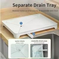 ราคา hotการประกันคุณภาพ import Kitchen Sink Dish Drying Rack Auto Drain Tray Storage Organizer Stain ขายดีประจำเดือนนี้ (1731439443185403733)
