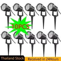 ราคา 【10PCS】9W LED lawn light IP65 Waterproof Garden Floodlight LED Garden Light Outdoor Lighting 9W LED Lawn Lamp Yard Patio Path Spotlight Lamp AC 12V/220V Street Lights with Spike (1731752769187056086)