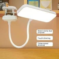 ราคา Clip-on LED desk lamp eye protection learning eye protection rechargeable plug-in student dormitory desk reading bedside lampโคมไฟตั้งโต๊ะ อ่าน การป้องกันดวงตา LED (1731288173739084095)