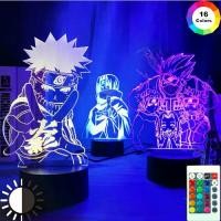 ราคา โคมไฟกลางคืน 3 มิติ นารูโตะ & โกโจซาโตรุ โคมไฟ LED สเตอริโอ ขับเคลื่อน USB ควบคุมระยะไกล 16 สี ของขวัญ Anime สุดสร้างสรรค์ anime light lamp box โก โจ (1730317253089134919)