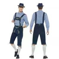 ราคา ชุดบาวาเรียน หนุ่มเชียร์เบียร์ Men German Oktoberfest Costumes ด่วนมีส่งGrabค่า แนะนำ (1732199854898316586)