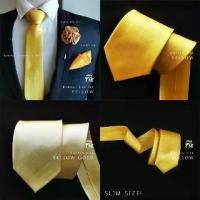ราคา Men in Tie รุ่น Korean Silk เนคไทสีเหลือง เนคไทสีเหลืองทอง (1731789832966014766)