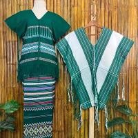ราคา ชุดเซ็ตครอบครัว ชุดคู่ ชุดแต่งงาน กะเหรี่ยง ทอมือ handmade women men งานทอกี่กระตุก ชุดครอบครัวชาย/หญิง เสื้อคู่แต่งงาน เสื้อคู่กะเหรี่ยงแฟชั่น By-Delta17shop (D8) (1730677499931822720)