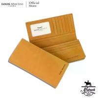 ราคา Louis Montini Nubuck Leather กระเป๋าสตางค์ผู้ชาย หนังนูบัค RFID Protection หนังวัวแท้ Slim Wallet for Men TML10 (1729617667401156730)