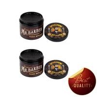 ราคา [COD] mr barber pomade men แพ็คคู่ เซ็ตผมผู้ชาย ปอมเมด โพเมด แว๊กซ์จัดทรงผม (1731650583714498081)