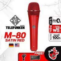 ราคา Telefunken M80 สี Satin Red ไมโครโฟน Telefunken M-80 Microphone ,ฟรีของแถม ,พร้อมเช็คQC ,ประกันศูนย์ เต่าแดง (1729774598579521597)