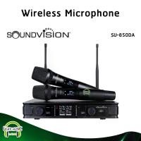ราคา Wireless Microphone Soundvision SU-850DA มือถือ 2 ตัว 2 เสา UHF 694.4-702.7 MHz ไมค์ลอย ไมค์ไร้สาย ไมโครโฟนไร้สาย (1732303627034856445)