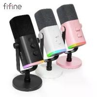 ราคา ส่งด่วน ศูนย์ไทย FIFINE AM8 USB/XLR DYNAMIC MICROPHONE ไมโครโฟนไดนามิก AM8 USB Dynamic Mic (1731565763339257826)