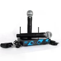 ราคา ไมโครโฟน MBA ไมค์โครโฟนไร้สาย ไมค์ลอยคู่ Wireless Microphone รุ่น MIC-888A U (1729646343874316738)