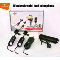 ราคา [เก็บเงินปลายทาง] ไมค์หนีบเสื้อ ไมค์หนีบปกเสื้อ ไร้สาย 2ตัวWIRELESS Microphone ไมค์สัมภาษณ์ ไมค์บันทึกเสียง ไมค์อัดเสียง ไมโครโฟน ไมค์สำหรับไลฟ์สด รุ่น T17D (1731926354421122844)